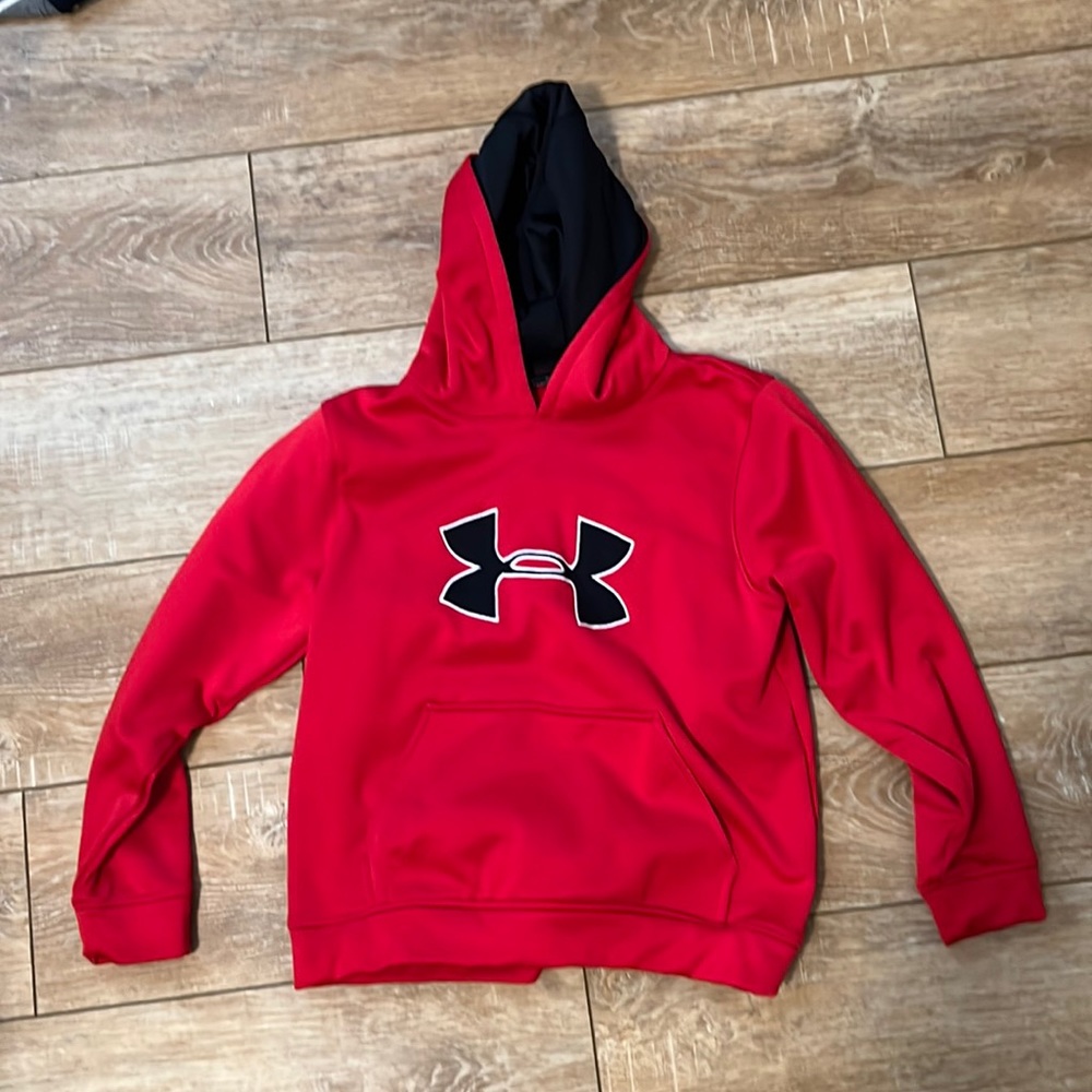 Under Amour red hoodie